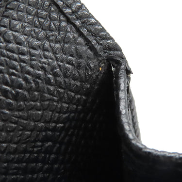 ブルガリ BVLGARI ブルガリブルガリ マン 30400 ブラック レザー カードケース シルバー金具 黒 カード入れ 名刺入れ