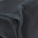 エルメス HERMES フールトゥGM ブラック キャンバス トートバッグ シルバー金具 黒 グレー