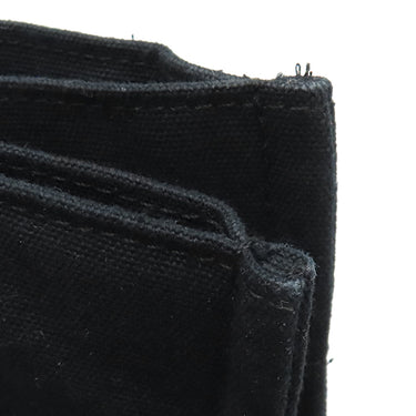 エルメス HERMES フールトゥGM ブラック キャンバス トートバッグ シルバー金具 黒 グレー