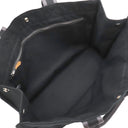 エルメス HERMES フールトゥGM ブラック キャンバス トートバッグ シルバー金具 黒 グレー