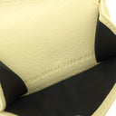 バレンシアガ BALENCIAGA ペーパー ミニ ウォレット 391446 ペーパーイエロー レザー 三つ折り財布 シルバー金具 黄色 コンパクトウォレット