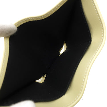 バレンシアガ BALENCIAGA ペーパー ミニ ウォレット 391446 ペーパーイエロー レザー 三つ折り財布 シルバー金具 黄色 コンパクトウォレット