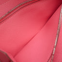 エルメス HERMES ケリーウォレット ミディアム ヴェルソ オレンジ×ローズアザレ ヴォーエプソン 長財布 シルバー金具 バイカラー ピンク 三つ折り