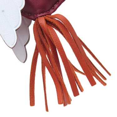 エルメス HERMES ロデオPM ペガサス ルージュグレナ×ブルーブリュム×カーネリアン アニューミロ バッグチャーム 赤 水色 オレンジ