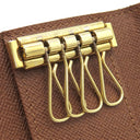ルイヴィトン LOUIS VUITTON ミュルティクレ 4 M69517 モノグラム モノグラムキャンバス キーケース ゴールド金具 茶 鍵入れ 4連 4本