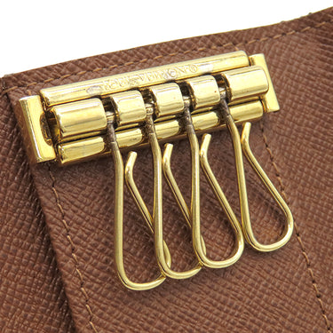 ルイヴィトン LOUIS VUITTON ミュルティクレ 4 M69517 モノグラム モノグラムキャンバス キーケース ゴールド金具 茶 鍵入れ 4連 4本