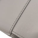 ロエベ LOEWE アナグラム バーティカル ウォレット C812S33X01 グレー ペブルグレインカーフ 三つ折り財布 シルバー金具 小銭入れ 札入れ コンパクトウォレット