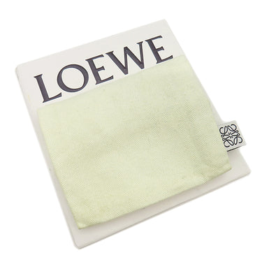 ロエベ LOEWE アナグラム バーティカル ウォレット C812S33X01 グレー ペブルグレインカーフ 三つ折り財布 シルバー金具 小銭入れ 札入れ コンパクトウォレット