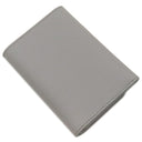 ロエベ LOEWE アナグラム バーティカル ウォレット C812S33X01 グレー ペブルグレインカーフ 三つ折り財布 シルバー金具 小銭入れ 札入れ コンパクトウォレット