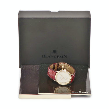 腕時計 ブランパン BLANCPAIN ヴィルレ ディスク カレンダー 4795-3318-55 自動巻き メンズ レディース K18PG無垢 デイト アイボリー