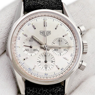 腕時計 タグホイヤー TAG Heuer カレラ クロノグラフ クラシック 1964 リ エディション CS3110.BC0725 手巻き メンズ OH済 トリチウム