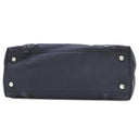 プラダ PRADA テスート 2way トートバッグ 1BG285 ネイビー ナイロン レザー 2WAYバッグ シルバー金具 紺 三角ロゴ ショルダー