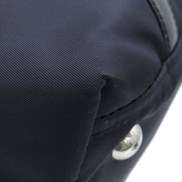 プラダ PRADA テスート 2way トートバッグ 1BG285 ネイビー ナイロン レザー 2WAYバッグ シルバー金具 紺 三角ロゴ ショルダー