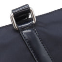 プラダ PRADA テスート 2way トートバッグ 1BG285 ネイビー ナイロン レザー 2WAYバッグ シルバー金具 紺 三角ロゴ ショルダー