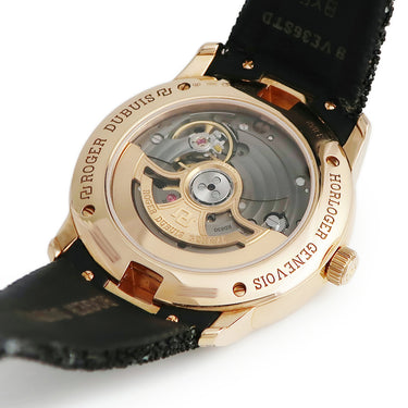 腕時計 ロジェデュブイ ROGER DUBUIS ベルベット 36 オートマティック RDDBVE0081 自動巻き メンズ K18PG無垢 純正ダイヤ ローマン 黒