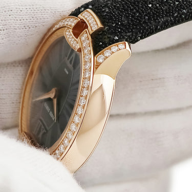 腕時計 ロジェデュブイ ROGER DUBUIS ベルベット 36 オートマティック RDDBVE0081 自動巻き メンズ K18PG無垢 純正ダイヤ ローマン 黒