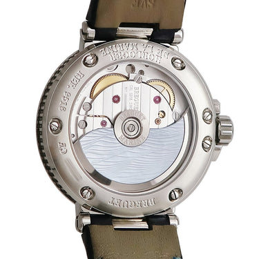 腕時計 ブレゲ BREGUET マリーン レディ 9518ST/E2/984 D000 自動巻き レディース 純正ダイヤ ローマン コインエッジ デイト