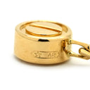 カルティエ Cartier ラブ LOVE チェーンピアス イエローゴールド K18YG ダイヤモンド ピアス ドロップ 750 18K YG 1Pダイヤ