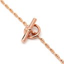 エルメス HERMES ファランドールPM ペンダント H221303B ローズゴールド K18PG ダイヤモンド SH ネックレス ピンクゴールド 18K 750AU