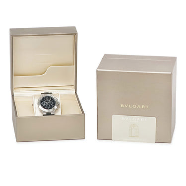 腕時計 ブルガリ BVLGARI ディアゴノ ヴェロチッシモ DG41BSVDCH 自動巻き メンズ ブラック クロノグラフ デイト