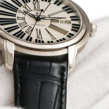 腕時計 オーデマピゲ AUDEMARS PIGUET ミレネリー ピアノフォルテ 15325BC.OO.D102CR.01 自動巻き メンズ OH済 K18WG無垢 デイト 限定