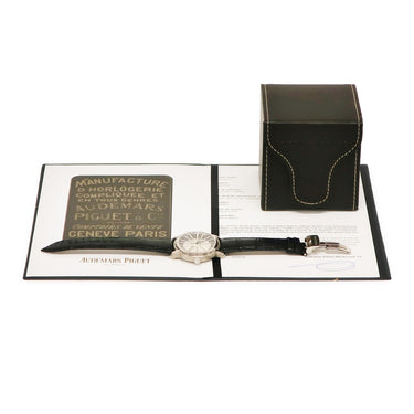 腕時計 オーデマピゲ AUDEMARS PIGUET ミレネリー ピアノフォルテ 15325BC.OO.D102CR.01 自動巻き メンズ OH済 K18WG無垢 デイト 限定