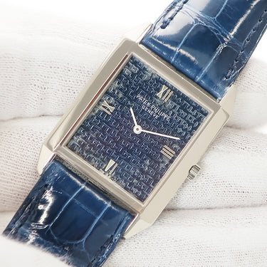 腕時計 パテックフィリップ PATEK PHILIPPE ゴンドーロ 3572 手巻き メンズ レディース OH済 K18WG無垢 スクエア ローマン ヴィンテージ
