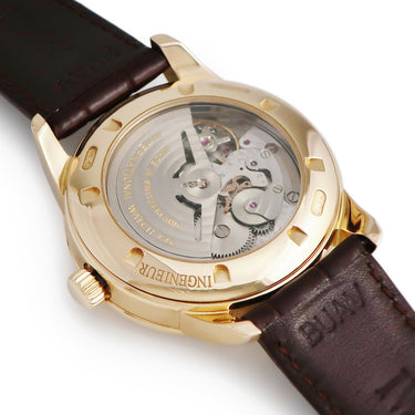 腕時計 IWC IWC ヴィンテージ インヂュニア IW323303 クオーツ メンズ OH済 K18RG無垢 アイボリー デイト バー ローズゴールド