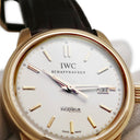 腕時計 IWC IWC ヴィンテージ インヂュニア IW323303 クオーツ メンズ OH済 K18RG無垢 アイボリー デイト バー ローズゴールド