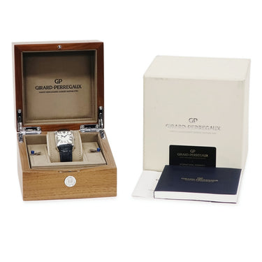 腕時計 ジラールペルゴ GIRARD PERREGAUX ヴィンテージ 1945 ジャパンブルー 25835-11-1901-BB4A 自動巻き メンズ OH済 スモセコ 日本限定