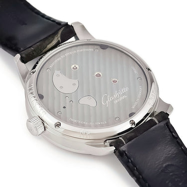 腕時計 グラスヒュッテ オリジナル GLASHUTTE ORIGINAL パノインバース XL 1-66-06-04-22-50 手巻き メンズ OH済 スモセコ オープンハート