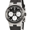 腕時計 ブルガリ BVLGARI ディアゴノ セラミック クロノグラフ DG37SCCH 自動巻き メンズ ブラック デイト スモールセコンド シェル