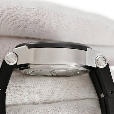 腕時計 ブルガリ BVLGARI ディアゴノ セラミック クロノグラフ DG37SCCH 自動巻き メンズ ブラック デイト スモールセコンド シェル