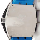 腕時計 フランクミュラー FRANCK MULLER スカファンダー クラシック SKF46DVSCDT ACBRACAC 自動巻き メンズ ブラック シルバー 水色 デイト