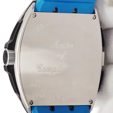 腕時計 フランクミュラー FRANCK MULLER スカファンダー クラシック SKF46DVSCDT ACBRACAC 自動巻き メンズ ブラック シルバー 水色 デイト