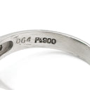 ノンブランド NON BRAND エメラルド ダイヤモンド リング プラチナシルバー Pt900 エメラルド ダイヤモンド リング 指輪 グリーン 緑 プラチナム 14.5号