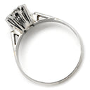 ノンブランド NON BRAND ダイヤモンド 0.33ct 立爪 プラチナシルバー Pt ダイヤモンド リング 指輪 1石 1粒 プラチナ ブリリアントカット PM 13号