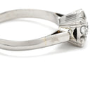 ノンブランド NON BRAND ダイヤモンド 0.33ct 立爪 プラチナシルバー Pt ダイヤモンド リング 指輪 1石 1粒 プラチナ ブリリアントカット PM 13号