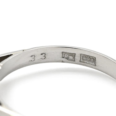 ノンブランド NON BRAND ダイヤモンド 0.33ct 立爪 プラチナシルバー Pt ダイヤモンド リング 指輪 1石 1粒 プラチナ ブリリアントカット PM 13号