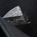 エルメス HERMES ヴァルパライソ ロング MM ブラック トワルシェブロン レザー ハンドバッグ シルバー金具 黒