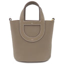 エルメス HERMES インザループ18 エトゥープ トリヨンクレマンス ヴォースイフト ハンドバッグ ゴールド金具 新品 未使用 グレージュ