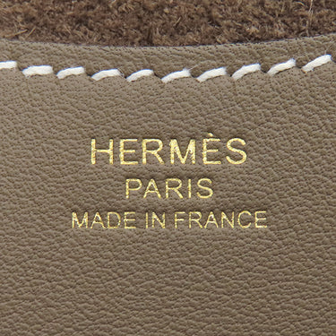 エルメス HERMES インザループ18 エトゥープ トリヨンクレマンス ヴォースイフト ハンドバッグ ゴールド金具 新品 未使用 グレージュ
