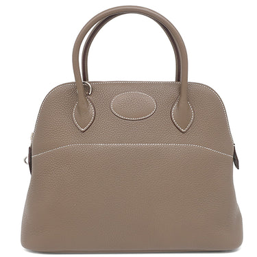 エルメス HERMES ボリード31 エトゥープ トリヨンクレマンス 2WAYバッグ シルバー金具 グレージュ ショルダー