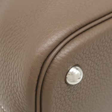 エルメス HERMES ボリード31 エトゥープ トリヨンクレマンス 2WAYバッグ シルバー金具 グレージュ ショルダー