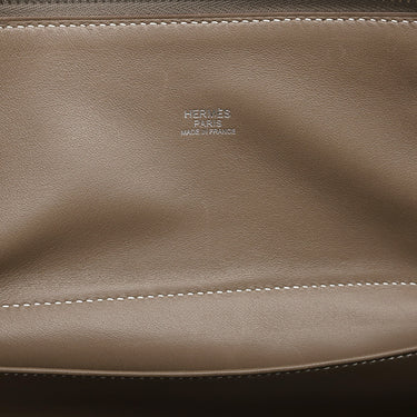 エルメス HERMES ボリード31 エトゥープ トリヨンクレマンス 2WAYバッグ シルバー金具 グレージュ ショルダー