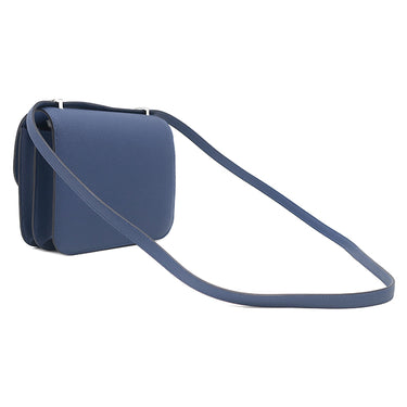 エルメス HERMES コンスタンス3 ミニ ミロワール ブルータイ ヴォーエプソン ショルダーバッグ シルバー金具 新品 未使用 青