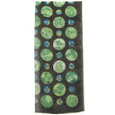 エルメス HERMES レクタングル ブラウン×グリーン シルク ストール 【POIS de SOIE】