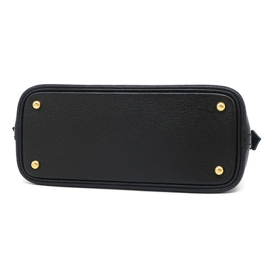 エルメス HERMES ボリード1923 ミニ ブラック シェーブル 2WAYバッグ ゴールド金具 黒