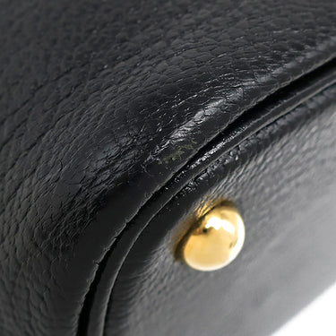 エルメス HERMES ボリード1923 ミニ ブラック シェーブル 2WAYバッグ ゴールド金具 黒