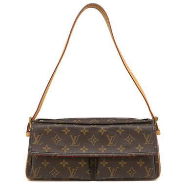 ルイヴィトン LOUIS VUITTON ヴィバシテ MM M51164 モノグラム モノグラムキャンバス ショルダーバッグ ゴールド金具 茶 肩掛け